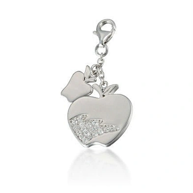 Good souvenir apple shape rhinestone pendant necklace