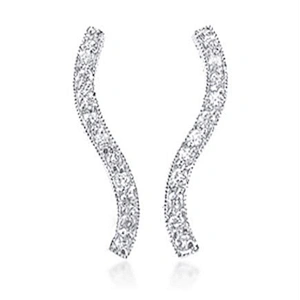 Korea old model earring material tube .999 fine silver jewelry bijoux