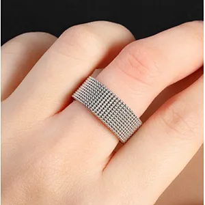 Stainless steel fashion men tat ring jewelry