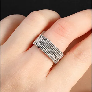 Stainless steel fashion men tat ring jewelry