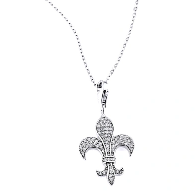 Black cz stone fleur de lis ladies accessories jewelry sets