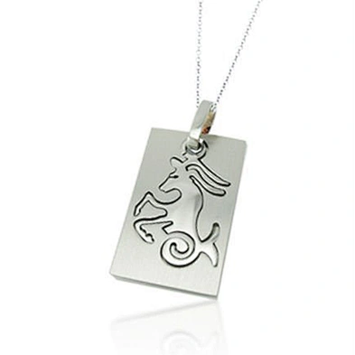 Wholesale custom design square unicorn necklace