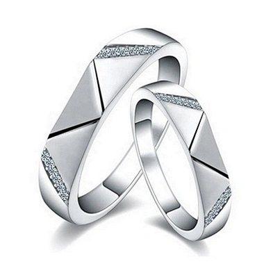 Plain new model wedding gay boy ring 925 sterling silver