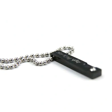 Custom endwise rose gold blank bar pendant necklace wholesale
