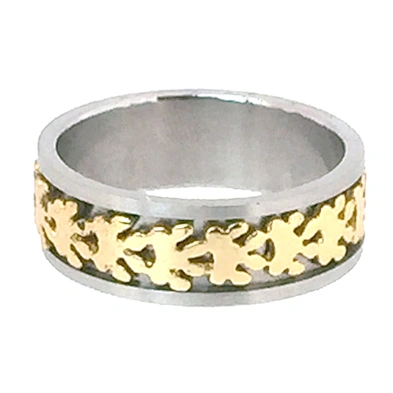 Gold decorative men finger modern jewellery sets stainless steel