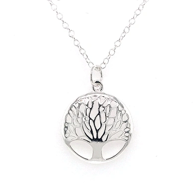 Female 925 silver tree of life pendant necklace jewelry