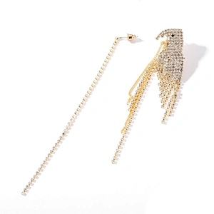 Brazilian earring 24 carat gold plated parrot jewelry