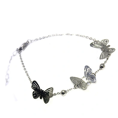Stainless steel butterfly chain jewelry fashion bracelet