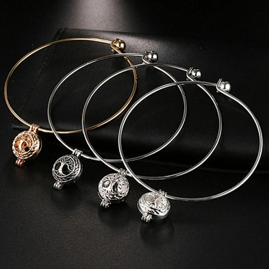 Lava Gold 18 K Silicon Custom Wristband Bracelet Oil Diffuser