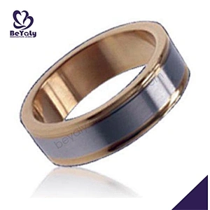 Eco-friendly customize gold wedding rings without stones