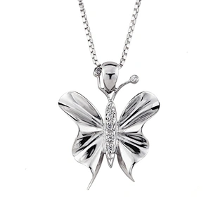 925 Sterling Silver Animal Charm Butterfly Pendant Jewelry Only Pendant