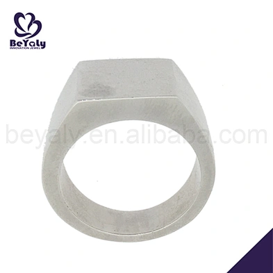 High quality custom design blank signet ring