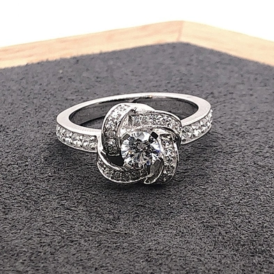 Celtic Knot Sterling Silver Ring, Promise Knot Engagement Rings From China