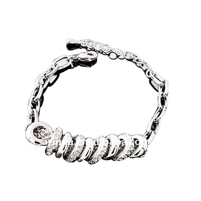 Profound engraved silver beads alloy free style christian bracelets