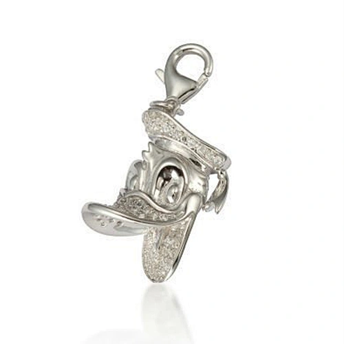 Cartoon themes laughing Donald Duck sports necklaces men