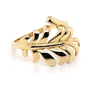 Gold plated shiny wholesale silver ring without stone