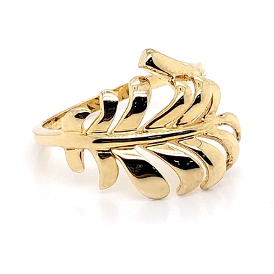 Gold plated shiny wholesale silver ring without stone