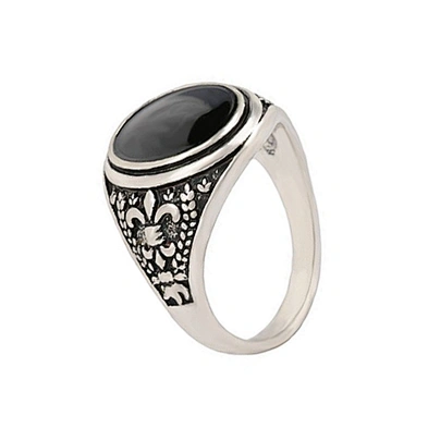 Black wedding thumb zinc alloy ring jewelry under $1 for men