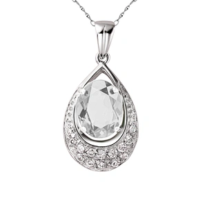 Mothers' day artificial precious stone drops pendant jewelry ruby necklace