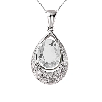 Mothers' day artificial precious stone drops pendant jewelry ruby necklace