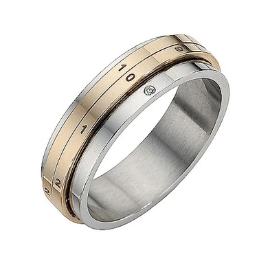 Cheap men's measuring rotatable cool stainless steel rings