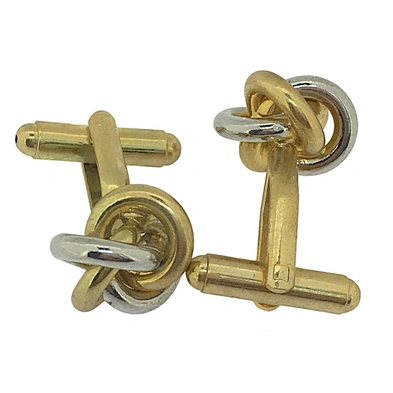 Swirl design cute men's golden fruits and vegetable cufflinks