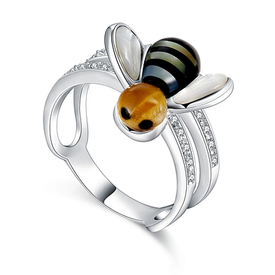 Men Gay Silver Animal Shaped Ring Wholesale Natural Stone Jewelry