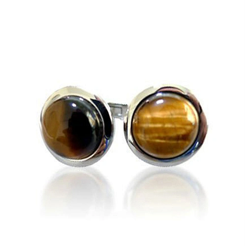 New arrival round shape wooden decorative cuff links