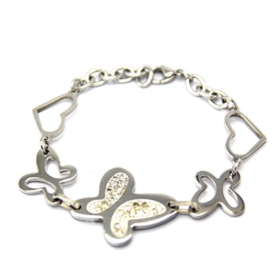 Stainless steel butterfly chain jewelry fashion bracelet