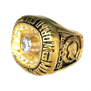 Men's signet jewelry stamping blank ceramic ring for inlay