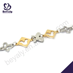 Beauty butterfly design titanium women accessories bracelets