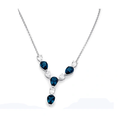 V letter choker women accessory initial necklace real turquoise jewelry
