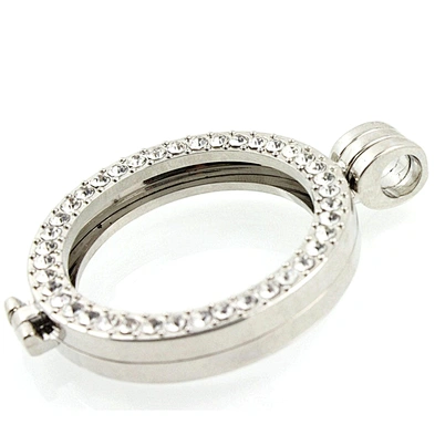 Simple design silver jewelry single pearl pendant settings