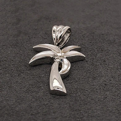 Summer Style Sandbank Wear Coconut Tree Pendant With White Shell Designs