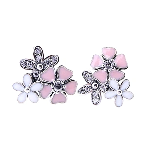 Latest Fashion Accessories Jewelry Custom Flower Blossom Earring Women