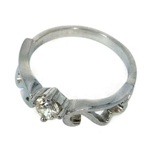 Fine guangzhou women's wings ring 9925 sterling silver jewelry finding