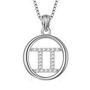 Wholesale 925 silver locket birthstone charm jewelry airplane pendant necklace