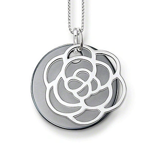 Hight quality silver round flower costume jewellery for girls