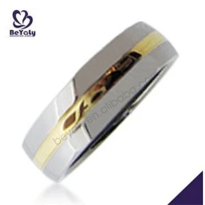 Gold belt design wholesale stainless steel ring engagement wedding