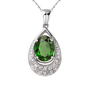 Mothers' day artificial precious stone drops pendant jewelry ruby necklace