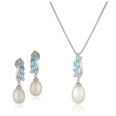 Flower With Multi Chain Design Silver Diy Pearl Necklace