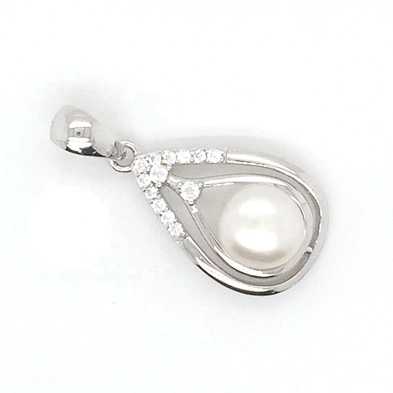 Nice Girls Silver Chain Pearl Waterdrop Cage Designs Pendant Personal