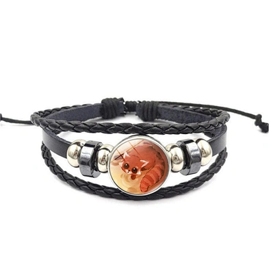 Personality Good Luck Customized Logo Stone Buddhist Cat Dubai Charm Bracelet