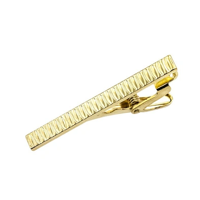 Simple mesh design blank men's bus metal tie clip