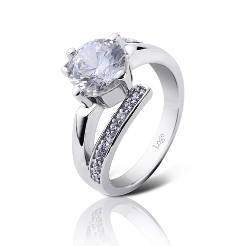 Wholesale Ladies Stone Jewellery 925 Sterling Silver Diamond Ring