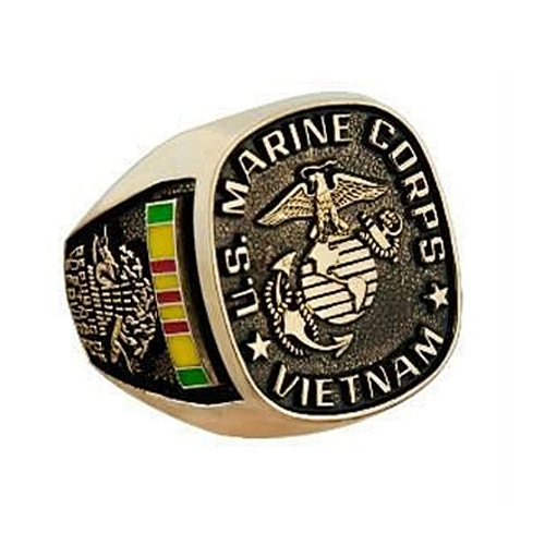 Wholesale statement stainless steel military bird shaped ring for men