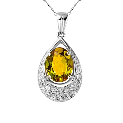 Mothers' day artificial precious stone drops pendant jewelry ruby necklace