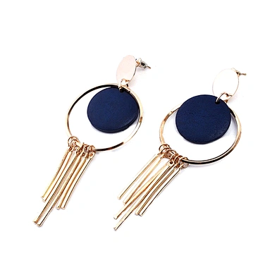 Fashion Cheap Geometric Design Gold Plated Jewelry Minimalist Earrings
