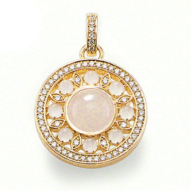 Nice gold plated 925 sun sterling silver diamond necklace