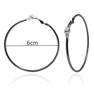 Large circle earrings popular exaggerated hoop earrings geometric earrings